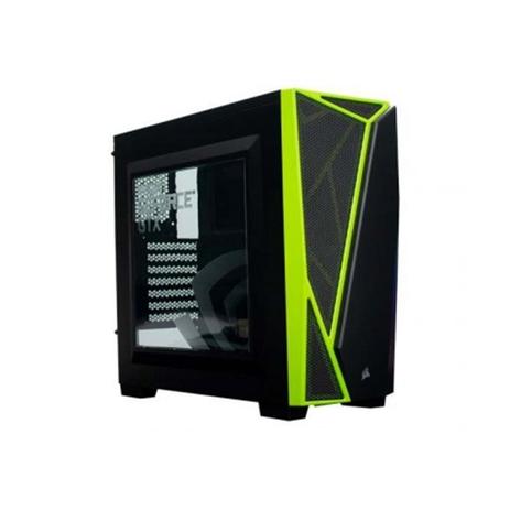 Menor preço em Gabinete corsair carbide spec-04 nvidia - preto e verde - lateral acrílico / mid-tower - sem fonte