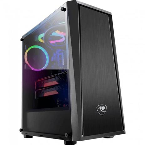 Gabinete Cougar Gaming Mx340 Black Tempered Glass Mid Tower C/Janela - 385WMW0.0001 Menor preço em Gabinete Cougar Gaming Mx340 Black Tempered Glass Mid Tower C/Janela - 385WMW0.0001
