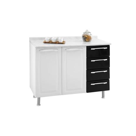 Gabinete Criativa 2 Portas 4 Gavetas Preto - Itatiaia é boa?