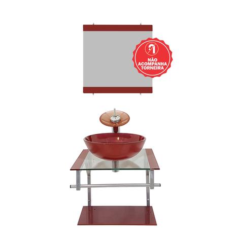Gabinete de Vidro 45cm para banheiro Polônia - Ekasa Menor preço em Gabinete de Vidro 45cm para banheiro Polônia - Ekasa