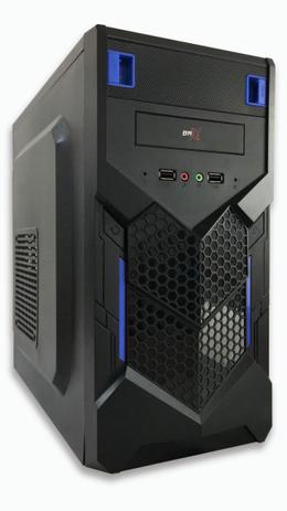 Gabinete Gamer 2B Brone P15 Preto e Azul Menor preço em Gabinete Gamer 2B Brone P15 Preto e Azul