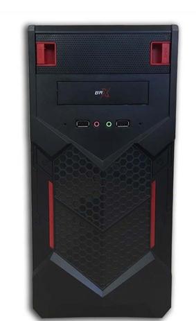 Gabinete Gamer 2B Brone P15 Preto e Vermelho Menor preço em Gabinete Gamer 2B Brone P15 Preto e Vermelho