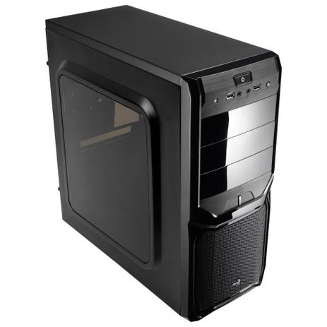 Gabinete Gamer AeroCool Mid Tower Window Preto V3X Menor preço em Gabinete Gamer AeroCool Mid Tower Window Preto V3X