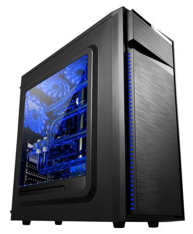 Gabinete Gamer Bluecase BG-015 - USB 3.0 - 3 Coolers Inclusos - Led Azul - Oficina dos bits Menor preço em Gabinete Gamer Bluecase BG-015 - USB 3.0 - 3 Coolers Inclusos - Led Azul - Oficina dos bits