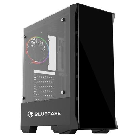 Gabinete Gamer Bluecase, Mid Tower, Frontal e Lateral em Vidro - BG036GCASE Menor preço em Gabinete Gamer Bluecase, Mid Tower, Frontal e Lateral em Vidro - BG036GCASE