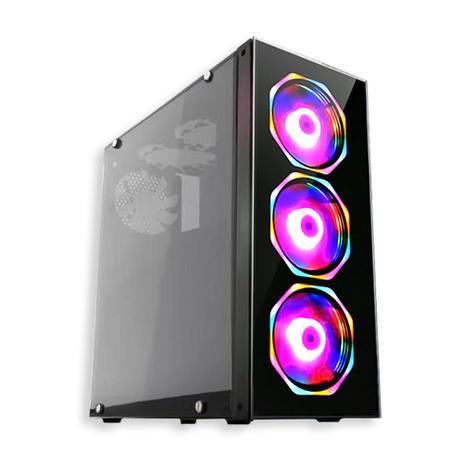 Gabinete Gamer Bpc-330atx Black Com Lateral Acrílico - Brazil PC Menor preço em Gabinete Gamer Bpc-330atx Black Com Lateral Acrílico - Brazil PC