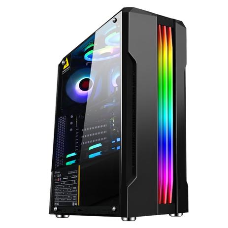 Gabinete Gamer Ciclope USB 3.0 Preto sem Cooler - MYMAX Menor preço em Gabinete Gamer Ciclope USB 3.0 Preto sem Cooler - MYMAX