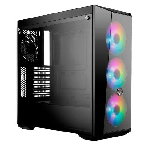Gabinete Gamer Cooler Master MasterBox Lite 5 ARGB, Mid Tower, com FAN, Lateral em Vidro - MCW-L5S3-KGNN-05 Menor preço em Gabinete Gamer Cooler Master MasterBox Lite 5 ARGB, Mid Tower, com FAN, Lateral em Vidro - MCW-L5S3-KGNN-05