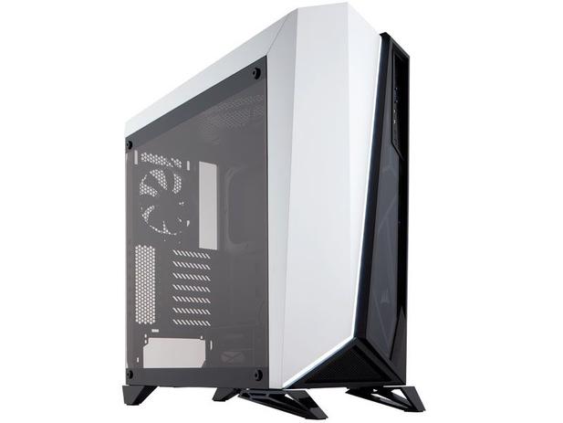 Gabinete gamer corsair cc-9011119-ww spec-omega com vidro temperado preto/branco Menor preço em Gabinete gamer corsair cc-9011119-ww spec-omega com vidro temperado preto/branco