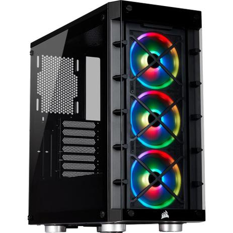 Gabinete Gamer Corsair Sem Fonte iCUE 465X Mid Tower RGB 3 Fans Vidro Temperado - CC-9011188-WW é boa?