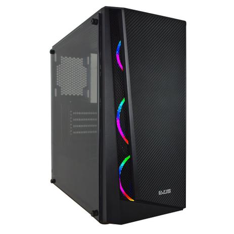 Gabinete Gamer Evus ATX EV-G15 Lateral de Vidro Temperado Menor preço em Gabinete Gamer Evus ATX EV-G15 Lateral de Vidro Temperado