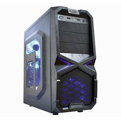 Gabinete Gamer K-MEX CG-16T3 Samurai Preto com USB sem Fonte Menor preço em Gabinete Gamer K-MEX CG-16T3 Samurai Preto com USB sem Fonte