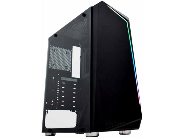 Gabinete Gamer K-Mex Hawk IV CG-35KR RGB Preto Menor preço em Gabinete Gamer K-Mex Hawk IV CG-35KR RGB Preto