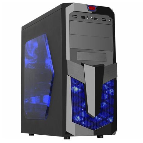 Gabinete Gamer Lateral Acrílico Transparente Excalibur II K-Mex CG-02RI Menor preço em Gabinete Gamer Lateral Acrílico Transparente Excalibur II K-Mex CG-02RI