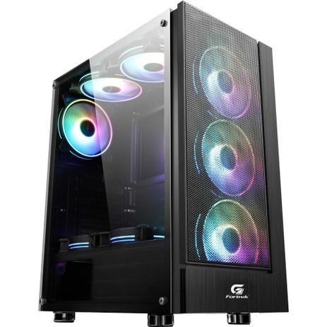 Gabinete Gamer Mid Tower FORTREK CRUISER RGB Menor preço em Gabinete Gamer Mid Tower FORTREK CRUISER RGB