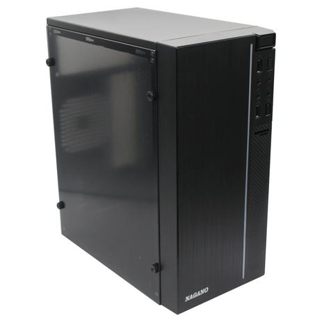 Gabinete Gamer Preto Lateral de Acrílico - Nagano Menor preço em Gabinete Gamer Preto Lateral de Acrílico - Nagano