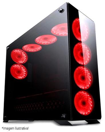 Gabinete Gamer Redragon Ironhide Chroma - Coolers RGB - Janela Lateral em Vidro Temperado - Full Tower - GC-801 Menor preço em Gabinete Gamer Redragon Ironhide Chroma - Coolers RGB - Janela Lateral em Vidro Temperado - Full Tower - GC-801