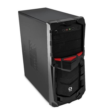 Gabinete Gamer sem fonte C3 Tech MT-G50BK - C3tech Menor preço em Gabinete Gamer sem fonte C3 Tech MT-G50BK - C3tech