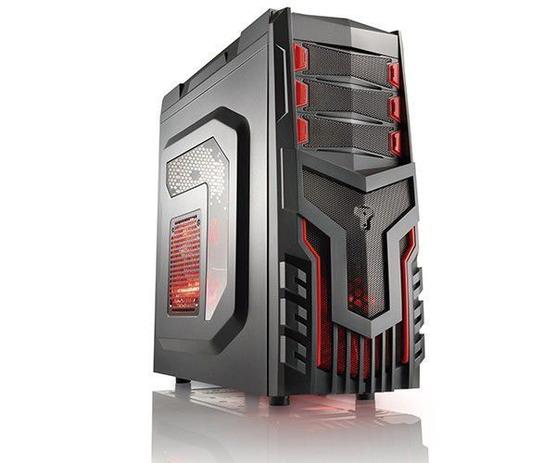Gabinete Gamer Sem Fonte Cooler com LED Multilaser GA124 Menor preço em Gabinete Gamer Sem Fonte Cooler com LED Multilaser GA124