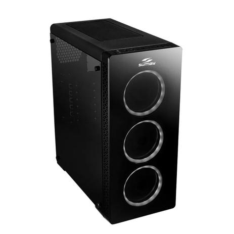 Gabinete Gamer Sumay Starting SM-GBG1316 USB 1.0 Preto Menor preço em Gabinete Gamer Sumay Starting SM-GBG1316 USB 1.0 Preto