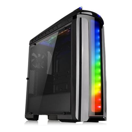 Gabinete Gamer TT Versa C22 RGB/TR2 700AH2NFB/WC3 Riing RGB240 CA1G900M1WN03 - Thermaltake Menor preço em Gabinete Gamer TT Versa C22 RGB/TR2 700AH2NFB/WC3 Riing RGB240 CA1G900M1WN03 - Thermaltake