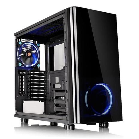 Gabinete Gamer TT View 31 TG BLACK WIN Tempered GLASS X 2 CA-1H8-00M1WN-00 - Thermaltake Menor preço em Gabinete Gamer TT View 31 TG BLACK WIN Tempered GLASS X 2 CA-1H8-00M1WN-00 - Thermaltake