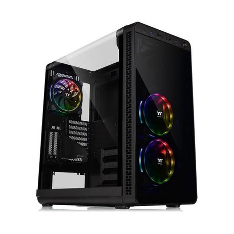 Gabinete Gamer TT View 37 RGB PLUS BLACK WIN CA-1J7-00M1WN-01 - Thermaltake Menor preço em Gabinete Gamer TT View 37 RGB PLUS BLACK WIN CA-1J7-00M1WN-01 - Thermaltake
