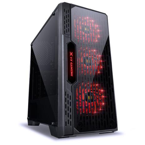 Gabinete Gamer Vinik Lumia Preto 3Fans Led RGB 7 cores Full Window Acrilico USB 3.0 S/Fonte Menor preço em Gabinete Gamer Vinik Lumia Preto 3Fans Led RGB 7 cores Full Window Acrilico USB 3.0 S/Fonte