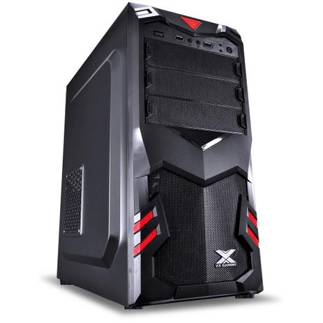 Gabinete Gamer VX Gaming Aquila AQSFVM 28923 Vinik 3 Baias Preto/Vermelho é boa?