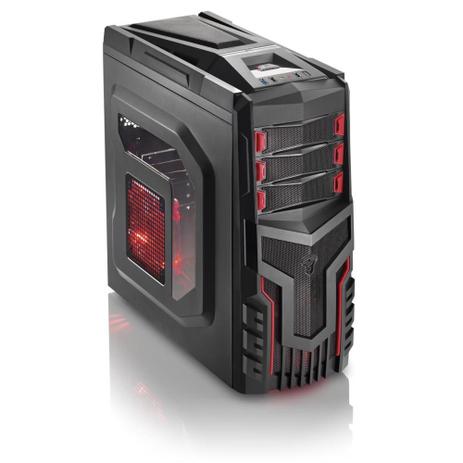 Gabinete Gamer Warrior s/ Fonte Cooler c/ LED - Multilaser Menor preço em Gabinete Gamer Warrior s/ Fonte Cooler c/ LED - Multilaser