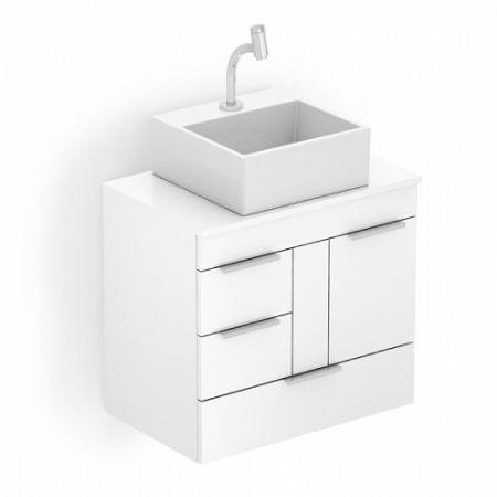 Gabinete incepa loft com cuba de apoio q6 ref.b60050m140 Menor preço em Gabinete incepa loft com cuba de apoio q6 ref.b60050m140