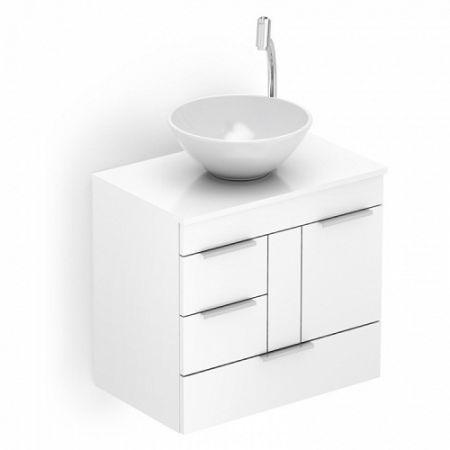 Gabinete incepa loft com cuba de apoio r1 ref.b60054m140 Menor preço em Gabinete incepa loft com cuba de apoio r1 ref.b60054m140