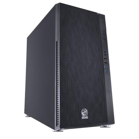 Gabinete Mid Tower Pcyes JAGV22FSA Jaguar V2 2 Fans 120mm USB 3.0 Preto Menor preço em Gabinete Mid Tower Pcyes JAGV22FSA Jaguar V2 2 Fans 120mm USB 3.0 Preto