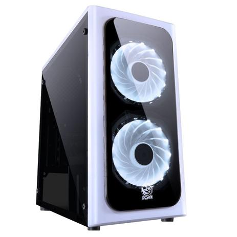 Gabinete Mid Tower Pcyes VENBC7C2FCA Venus 2 Fans 120mm Led 7 Cores Branco Menor preço em Gabinete Mid Tower Pcyes VENBC7C2FCA Venus 2 Fans 120mm Led 7 Cores Branco