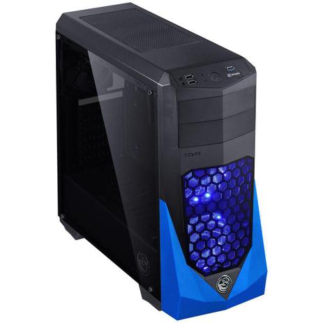 Gabinete Mid Tower VTI ATX Lateral Acrílica 3 Coolers USB 3.0 Azul Pcyes é boa?