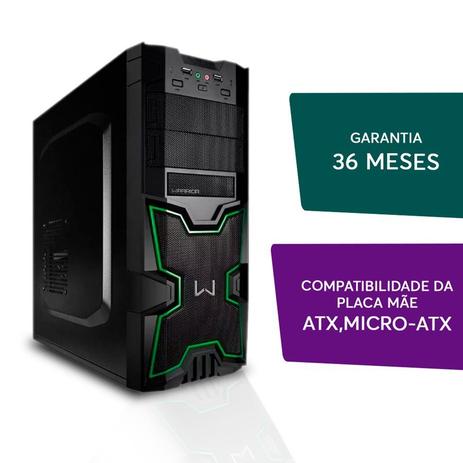 Gabinete Multilaser Gamer Warrior Sem Fonte Atx - Ga154 Menor preço em Gabinete Multilaser Gamer Warrior Sem Fonte Atx - Ga154