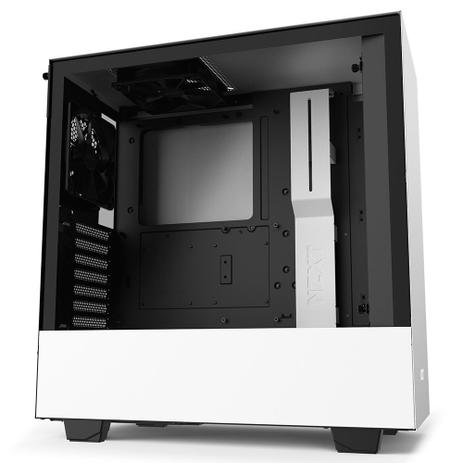 Gabinete NZXT H510 Branco Fosco Mid Tower Lateral de Vidro ATX Sem Fonte 2 Coolers - CA-H510B-W1 Menor preço em Gabinete NZXT H510 Branco Fosco Mid Tower Lateral de Vidro ATX Sem Fonte 2 Coolers - CA-H510B-W1