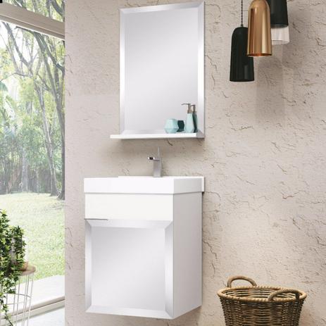 Gabinete para Banheiro com Cuba e Espelheira Club Kit Bumi (Não Acompanha Torneira) Branco é boa?