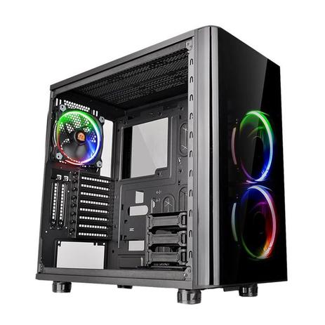 Gabinete Thermaltake View 31 RGB Black Win Mid Tower CA-1H8-00M1WN-01 Menor preço em Gabinete Thermaltake View 31 RGB Black Win Mid Tower CA-1H8-00M1WN-01