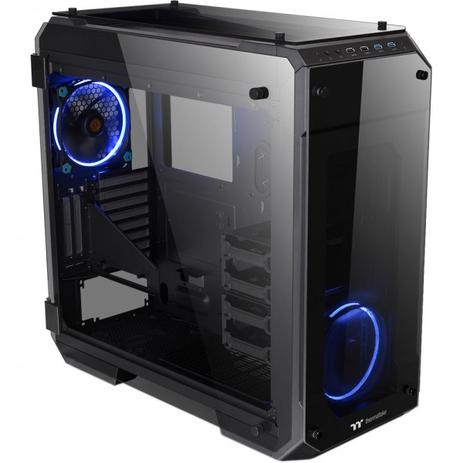 Gabinete Thermaltake View 71 Tg Black Tempered Glass X4 Full Tower C/Janela - CA-1I7-00F1WN-00 Menor preço em Gabinete Thermaltake View 71 Tg Black Tempered Glass X4 Full Tower C/Janela - CA-1I7-00F1WN-00