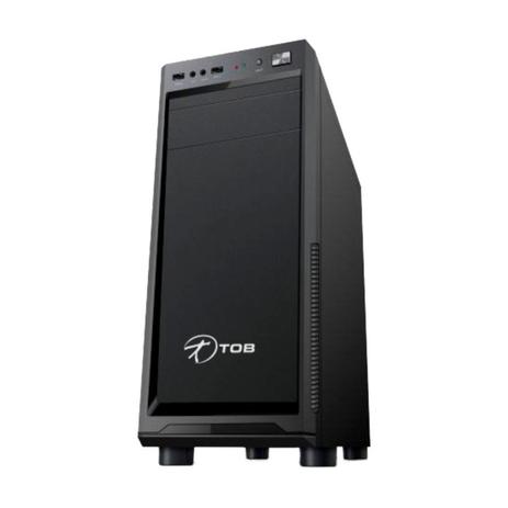 Gabinete Tob ATX T01 1B Preto Fosco S/ Fonte - TOB COMPUTERS Menor preço em Gabinete Tob ATX T01 1B Preto Fosco S/ Fonte - TOB COMPUTERS