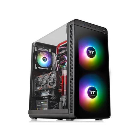 Menor preço em Gabinete TT View 37 ARGB/BLACK/WIN/SGCC/MB SYNC CA-1J7-00M1WN-04* - Thermaltake