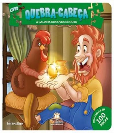 Galinha Dos Ovos De Ouro, A - Livro Quebra-cabeca Medio - Blu Editora Menor preço em Galinha Dos Ovos De Ouro, A - Livro Quebra-cabeca Medio - Blu Editora