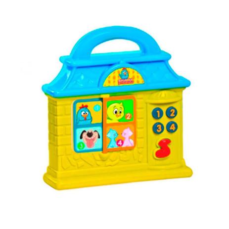 Galinha Pintadinha Bebe Musical III Amarelo - Dican Menor preço em Galinha Pintadinha Bebe Musical III Amarelo - Dican