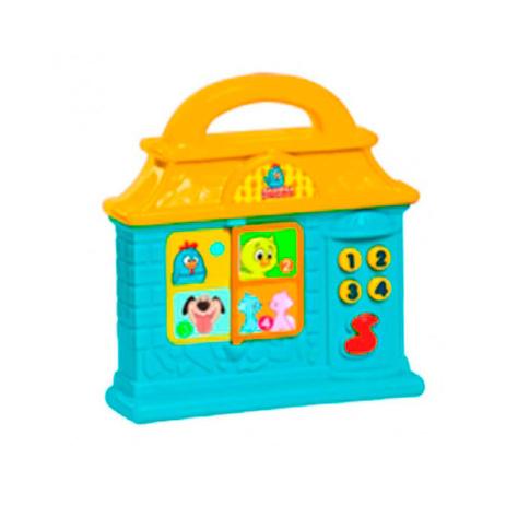 Galinha Pintadinha Bebe Musical III Azul - Dican Menor preço em Galinha Pintadinha Bebe Musical III Azul - Dican