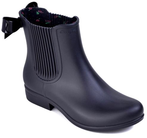 Galocha Bota Chuva Feminina Kelly Preto Cherry By Boa Onda é boa?