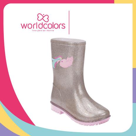 Galocha Infantil Feminina Word Colors R.33078 - World Colors - Moda para  Crianças - Magazine Luiza