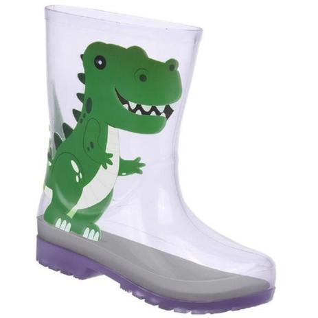 Galocha Infantil WorldColors Masculina Dinossauro Transparente - World  Colors - Galocha Infantil - Magazine Luiza