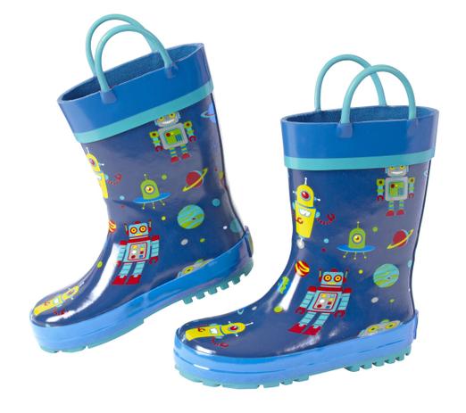 galocha e capa de chuva infantil