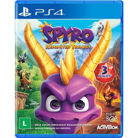 Game Spyro Reignited Trilogy - PS4 - Activision Menor preço em Game Spyro Reignited Trilogy - PS4 - Activision